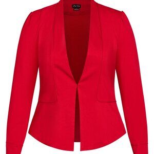 Piping Praise Jacket – cherry